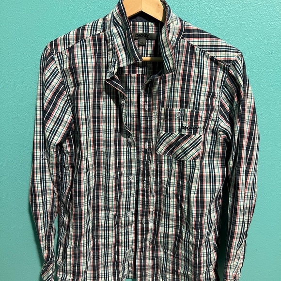 3 Stripped Collard Shirts - Picture 2 of 3